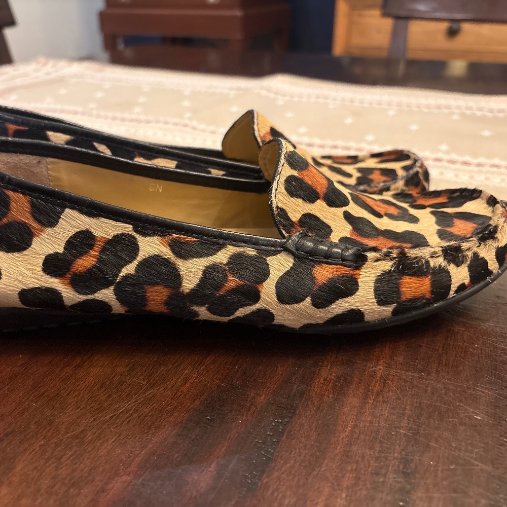 VAN ELi Animal Print Loafers